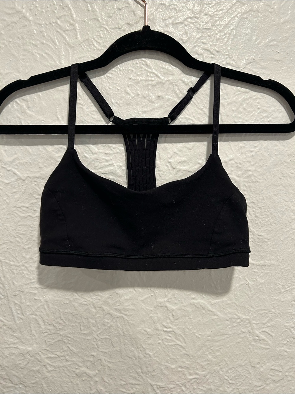 lululemon Black Strappy Sports Bra